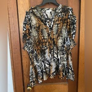 Fashion Bug Top with Epaulet Sleeves